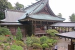筑波山神社 本殿への連絡廻廊の様子