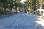 大崎八幡宮 表参道の石畳の様子