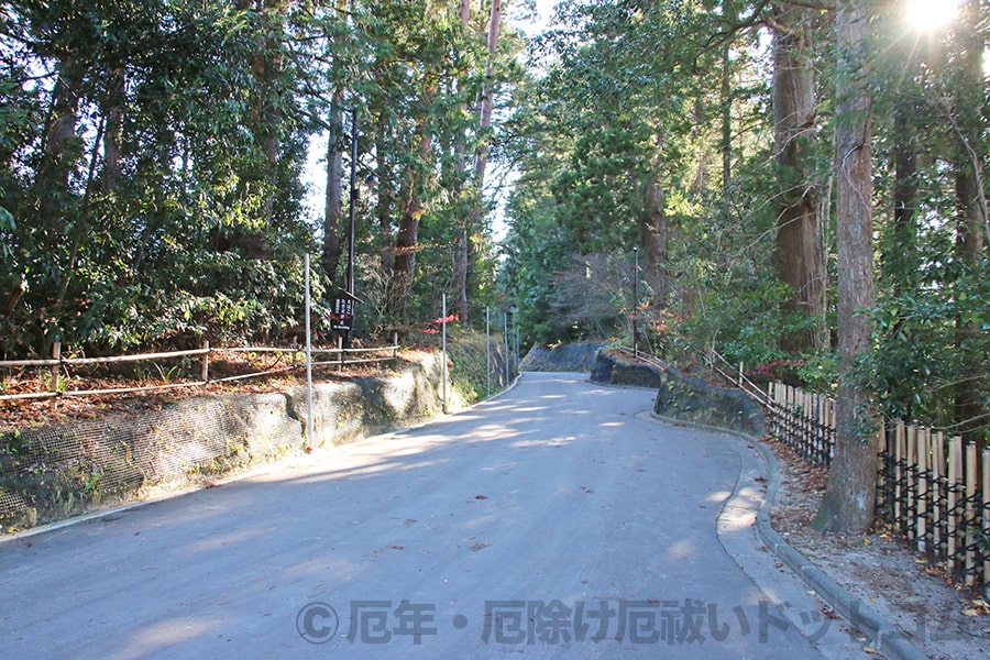 大崎八幡宮 北参道の様子