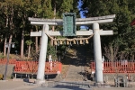 志波彦神社・鹽竈神社 表参道の石鳥居と名物の石段の様子