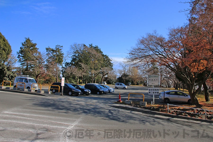 志波彦神社・鹽竈神社 第2駐車場の様子