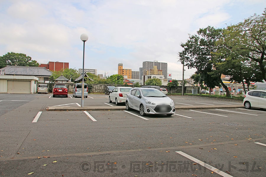 須賀神社 駐車場の様子