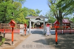 上野国総社神社 拝殿前の中鳥居（第二鳥居）の様子