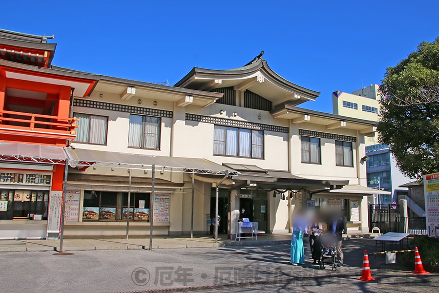 千葉神社 参集殿の様子