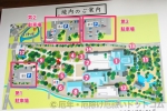 寒川神社 境内図と駐車場の様子