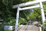 塩竈神社 境内の階段の様子