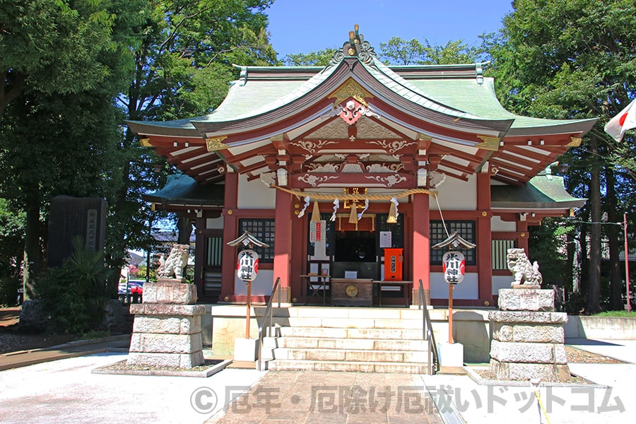 大泉氷川神社 本殿の様子