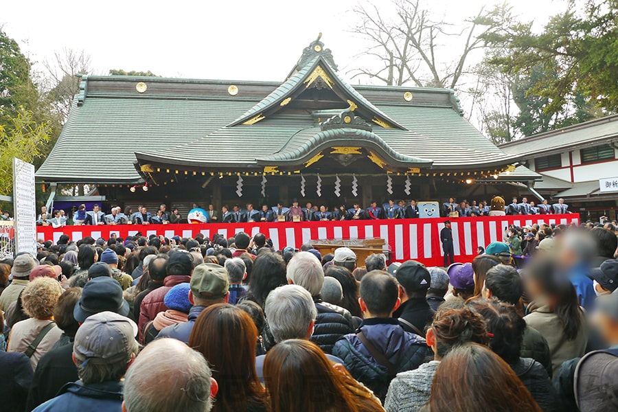 大國魂神社（東京都府中市）節分祭の様子