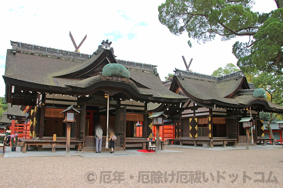 住吉大社 御本殿内の様子（第三本宮・第四本宮）